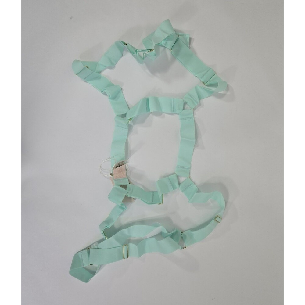 Free People x We Are HAH One Size Brite Baby Blue Strung Out Garter NWT